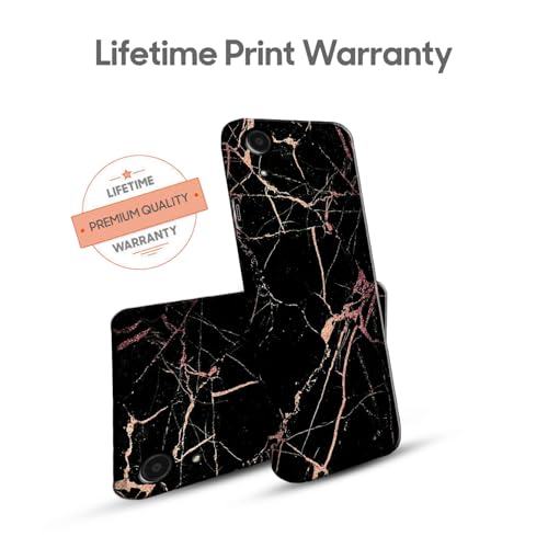 Image of COLORflow Back Cover Compatible with Samsung Galaxy A03 Core | Beautiful Black Golden Marble | Designer Printed Hard CASE Bumper Back Cover Compatible with Samsung Galaxy A03 Core