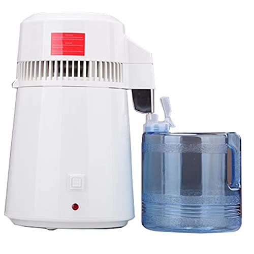 Destilador de agua de 4L, temperatura controlada de 800 W, archivador purificado, purificador de agua para equipos dentales, máquina destiladora de agua para uso doméstico, para clínicas dentales Cover