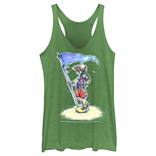 Chemise Disney Sora avec drapeau pour femme - Haut imprimé Kingdom Hearts