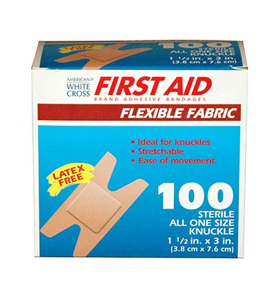 Knuckle Bandage-Medium (100/BOX) Knuckle Bandages 1-1/2" W x 3" L Box of 100 Each