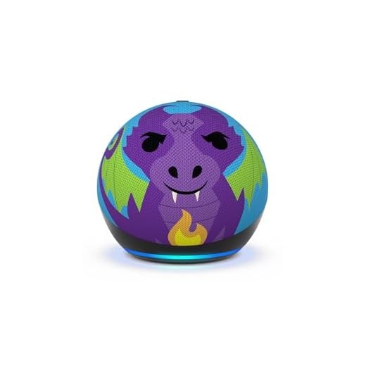 All-New Echo Dot (5th Gen, 2022 release) Kids | Designed for kids, with parental controls | Dragon