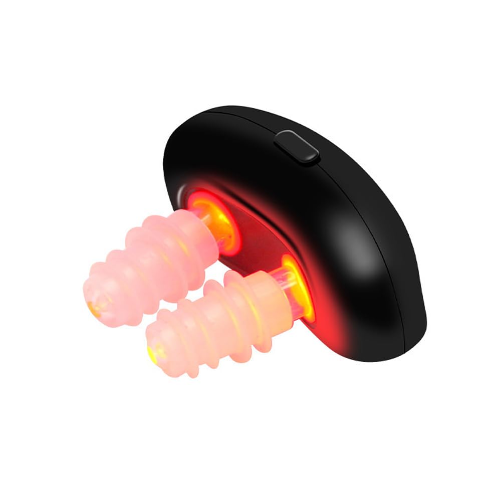 Appareil nasal à lumière rouge – Appareil de physiothérapie apaisant pour le nez, outil de soulagement de la rhinite, appareil de thérapie de dégagement nasal, ampoule rouge pour le soulagement
