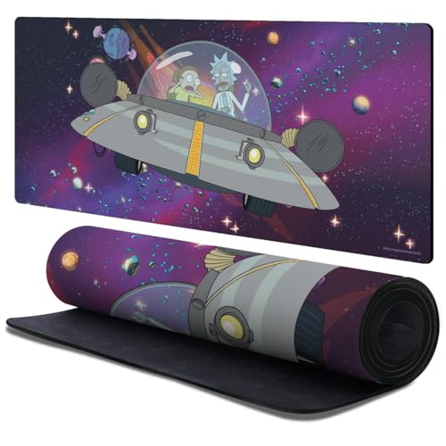 Tapis de souris XL Rick and Morty grand tapis de bureau PC et clavier gamer