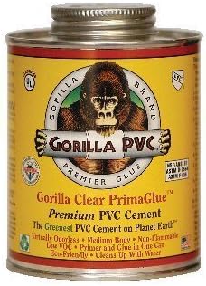 Gorilla Clear PVC PrimaGlue 16oz. by Gorilla PVC Cement