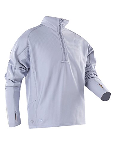 Image of TRU-SPEC Men's 24 /7 Zip Thru Grid Fleece Sweatshirt
