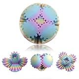 OPVYAEU Pelota Antiestres sin Magnetismo, Fidget Toy No Silicon Gear Ball, Pelota Sensorial para Adultos, Magic Ball, Juguete Antiestrés Interactivo y Manual