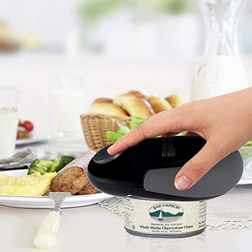 Electric Can Opener, Battery Operated Can Opener Smooth Edge, Food-Safe For Almost All Can Sizes, Electric Can Openers For Kitchen, Automatic Can Opener Ideal For Arthritics And Seniors #TOP2