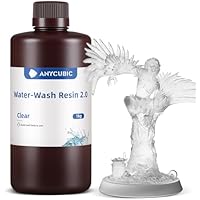 ANYCUBIC Water Washable Resina 2.0, 405nm Curado Rápido Resina