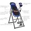 INNOVA HEALTH AND FITNESS ITM4800 Advanced Heat and Massage Inversion Table,Black/ Blue / Gray