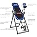 INNOVA HEALTH AND FITNESS ITM4800 Advanced Heat and Massage Inversion Table,Black/ Blue / Gray