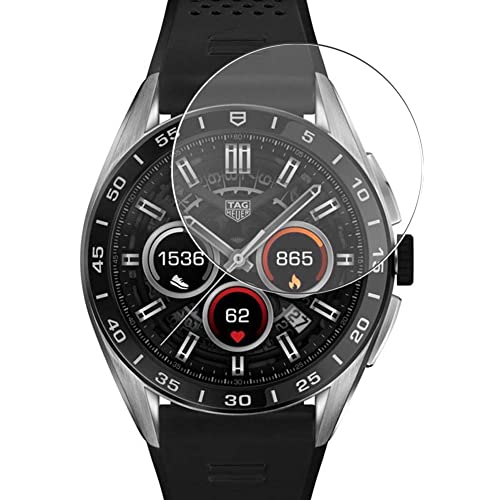 3-Pack Tempered Glass Screen Protector, compatible with TAG HEUER CONNECTED CALIBRE E4 42mm 9H Protective Guard Film Protectors