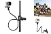 Oumers Clamp Mount For GoPro Camera, Adjustable 27" Neck Gooseneck Flex Clamp Clip Tripod Mount For GoPro Hero5 Black GoPro Hero HD, Hero 4, Hero 3+, Hero 3, sports Camera Accessories