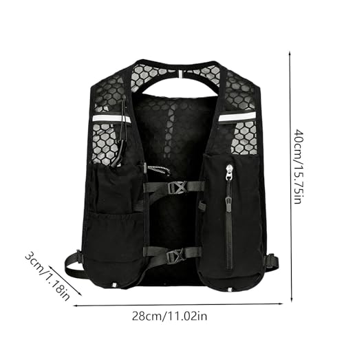 Chaleco Ligero para Correr Impermeable Evita Sudor y Lluvia 6