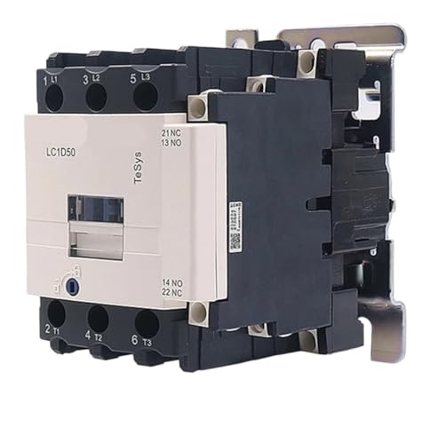 Contacteur tripolaire LC1D50A 220V élimine la surchauffe du tableau avec sa faible puissance