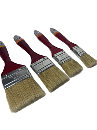 Set di 96 pennelli per vernice, 25/38/50/63 mm, 24 pennelli da pittore piatti