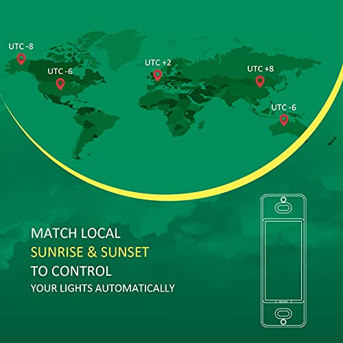 Black Smart Switch By Martin Jerry | 2 Pack Smart Light Switch Compatible With Alexa And Work With Google Home, 2.4G Wifi Smart Home Devices And Needs Neutral Wires #TOP4