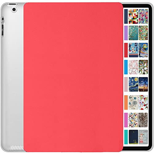 Image of DuraSafe Cases for iPad 9.7 inch Old Model 2 3 4 Gen Case A1458 MD513HN /A A1416 MC705HN /A MD328HN /A MD333HN /A MD336HN /A A1395 MC769HN /A MC954HN /A MC960HN /A MC979HN /A A1459 MD514HN /A MD511HN /A - Red