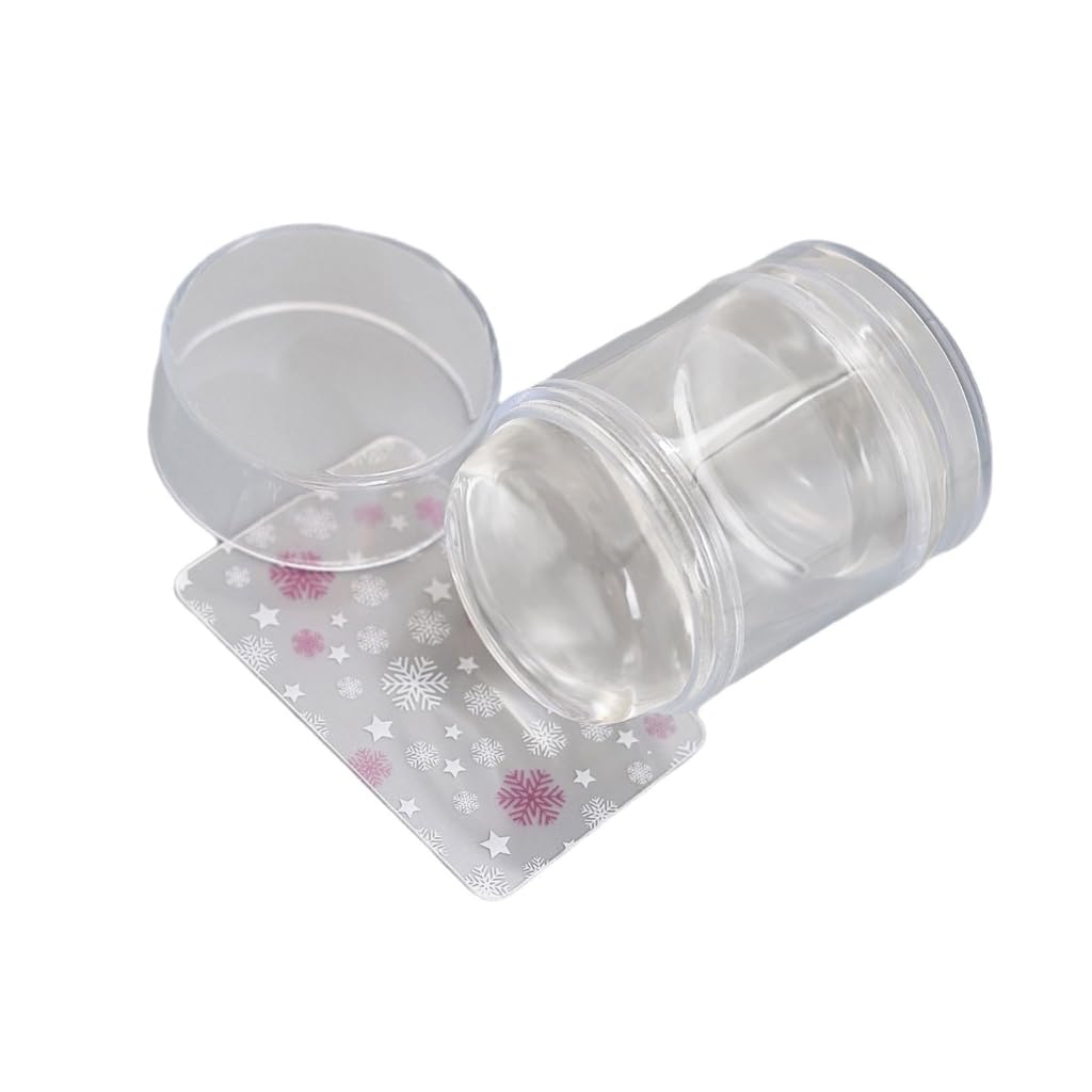 Clear Jelly Silicone Nail Stamper Nail Stamping Kit Manicure Nail Supplies
