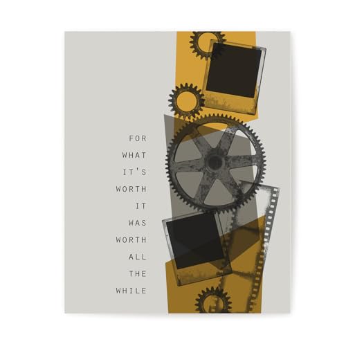 Green Day | Good Riddance - Song Lyric Wall Art Print, Music Poster Canvas Wrap For Industrial Decor Room Office Living Room (8x10" Unframed Print)