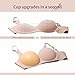 Lervanla Silicone Breast Form Women Breast Enhancement Wireless Mastectomy Bra with Pockets for Prosthesis Pink
