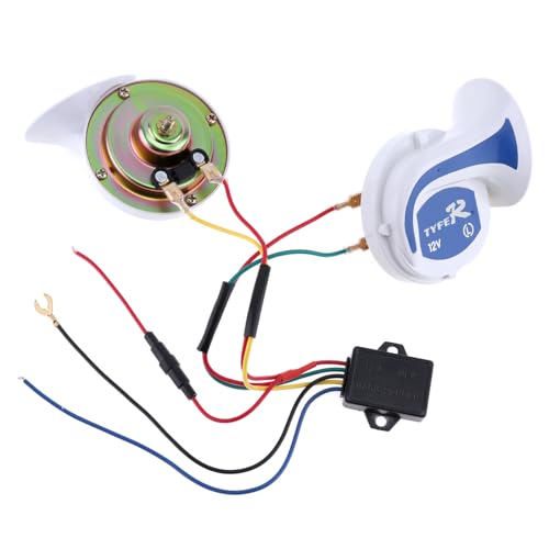 Bocina de caracol clásica de 12 V, acústica de alta fidelidad y 115 dB para coche