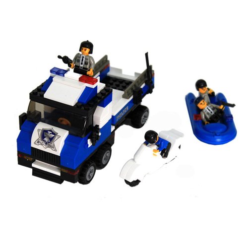 Preisvergleich Produktbild Sluban M38-B0186 - Baukasten - Polizei Truck