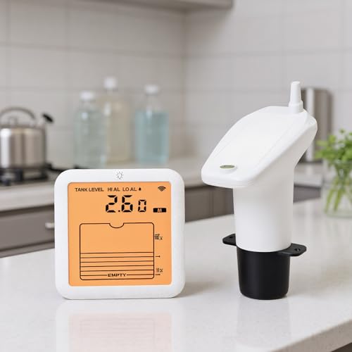 Indicateur ultrasonique de niveau d'eau numérique avec alertes de capacité