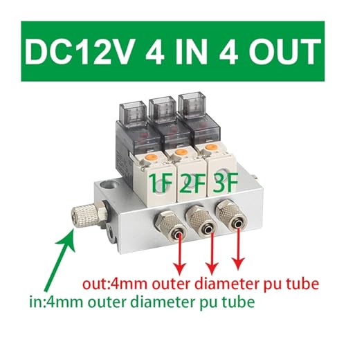 Électrovanne à vide miniature pneumatique combinée 2/2 voies pour circuits de pression - 3