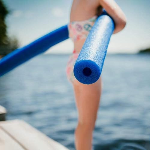 Pool Noodle Foam, 60 Inch Hollow Foam Pool Swimming Noodles, Floating Thickening Foams Tube for Swimming, hollow pools noodle, hollow floating swimming noodle for kids, Swim Aid for Adults & Kids - Image 2