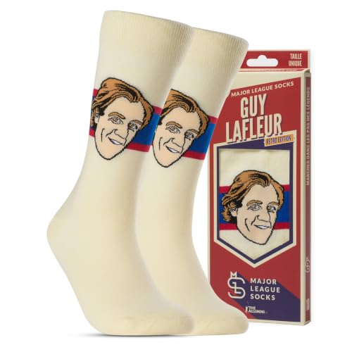 Major League Socks Guy Lafleur Édition Rétro Bas Hockey (Taille 7-13)