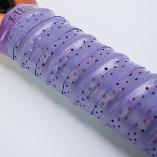 X-Trust Pro Overgrip Light Purple with Perforated Texture – Maximum Control & Comfort (100)