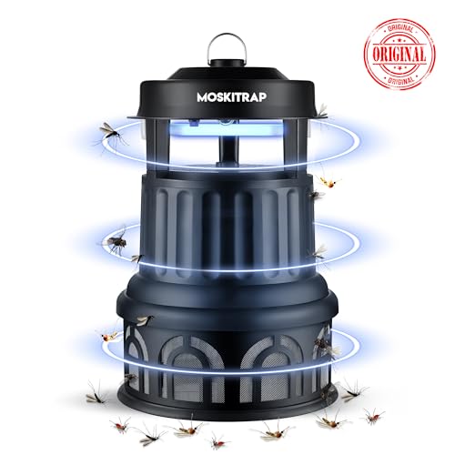 Image of Outdoor Mosquito Trap and Pest Killer /*no Obstruction | UV Lamp and CO2 Bionic Technology | Weatherproof | Covers 10,000 sq. ft. | GM 928-1 Year Warranty (Except Bulb and Tubes)