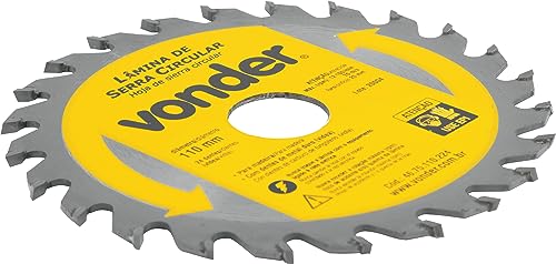 Lâmina de Serra Circular com Dentes de Metal Duro/Videa, 110 x 20 mm, 24 Dentes, Vonder VDO1692