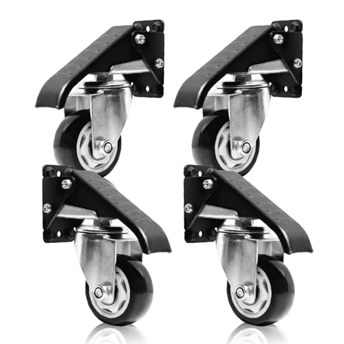 POWERTEC ���[�N�x���`�L���X�^�[�L�b�g 4�Z�b�g �T�C�h�}�E���g�I�v�V���� & 600�|���h�̕��� 3�C���` �i�[���X�e�b�v�_�E���L���X�^�[�z�C�[�� ���[�N�x���`�A�e�[�u���A�X�^���h�A�@��p (17001R)