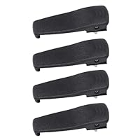 Jectse Radiogürtelclip, Ersatz Zwei Wege Radio -Taillenclip Holster Brustclip für DP1400 DEP450 PR400 CP200 CP200D CP200XLS für Walkie Talkie Clip Law Enforcement Accessoires (4-Pack)