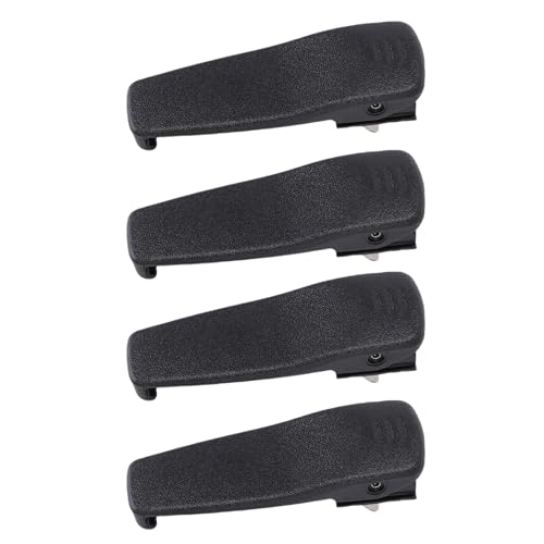 Jectse Radiogürtelclip, Ersatz Zwei Wege Radio -Taillenclip Holster Brustclip für DP1400 DEP450 PR400 CP200 CP200D CP200XLS für Walkie Talkie Clip Law Enforcement Accessoires (4-Pack)