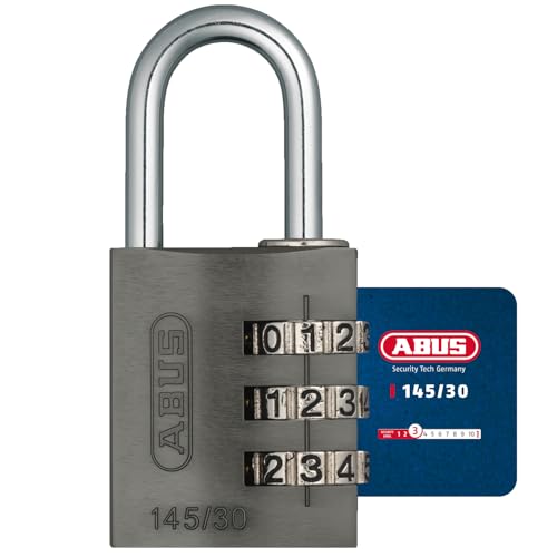Abus 145/30 Cadenas à combinaison 30 mm Titanium