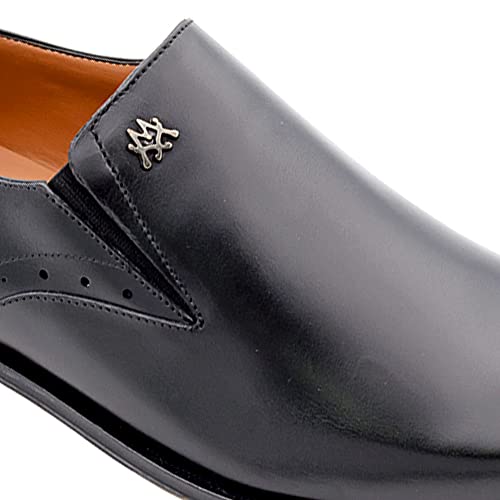 Mezlan Timur - Men's Luxury Hand-Finished Moccasin - Handmade In Spain - Medium Width (Black, Us_Footwear_Size_System, Adult, Men, Numeric, Medium, Numeric_11) #TOP1