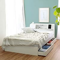 【ホワイト　シングル　マットレスセット】シンプルで多機能なベッド 41WFNncvyOL._SS200_.jpg