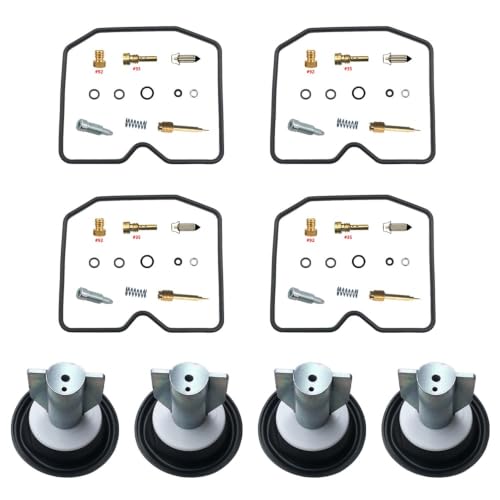 Kit Réparation Carburateur GSX1200 Inazuma 1998-2002 avec Plongeur pour Moteur 4 Cylindres
