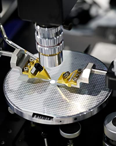 Wafer Silicon Art, Double Side Polished Uncut IC Si Wafer, Integrated Circuit Real Chip, Can Be Used As A Geek Toy, Gift, Viewing, Collection, Exhibition, Decoration Or Teaching, 5 in - Thumbnail 2