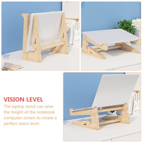 Soporte de madera para laptop Cabilock para 12-14.7 pulgadas miniatura 5