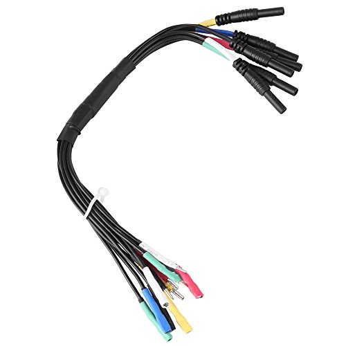 Welding Leads Multimeter Test Leads 6 Channel Universal Break Out Leads for Auto Diagnostic Oscilliscope(Black) HT306 by YWBL-WH - Image 8
