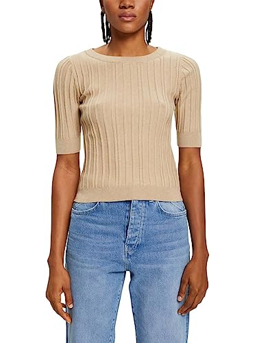 ESPRIT Damen 023EE1I319 Pullover, 289/SAND 5, M