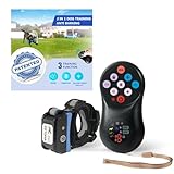 DOTSTAR Dog Training Pet Anti Barking Collar Automatic Shock Collar 2026 Upgraded System, Wireless Charging Dog Training No Barking Device, Fully Sealed Waterproof Rechargeable Collar Receiver
