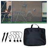 Camper Awning Shade Screen rv Awning -9'X7' -rv Shade Screen for Awning Flying Insect Screen for rv