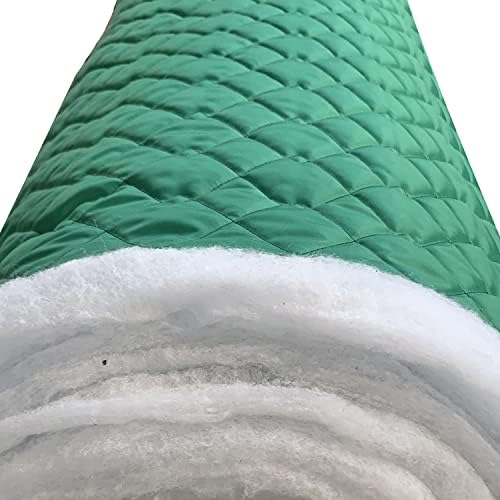 EU Fabrics - Quilted Waterproof Fabric - 23 Colours - 4oz - Outdoor Bedding - Jacket -Upholstery Fabric - Dress Clothing - Sold by The Meter. 150cm Wide (White)