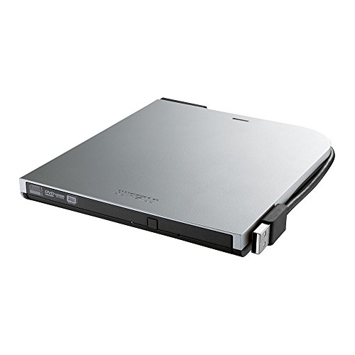 Amazon.co.jp: BUFFALO USB2.0 ポータブルDVDドライブ フラット