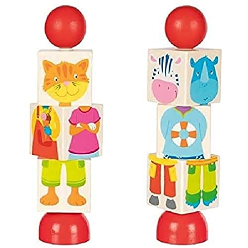 Preisvergleich Produktbild GOKI 57427 Puzzle, austauschbar, Tiere, Farbe (Mehrfarbig)