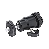 RASTKY Adattatore di Montaggio per Scarpe Calde Universale da 1/4" + Accessorio per la Telecamera a Vite da 1/4 Pollici per la Fotocamera Digitale + Adattatore per Montaggio per la Fotocamera DSLR